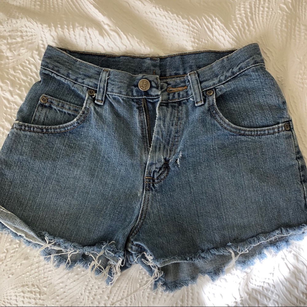 Lee High Waist Denim Shorts